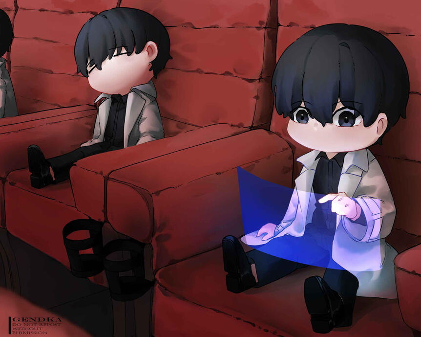 chibi with background